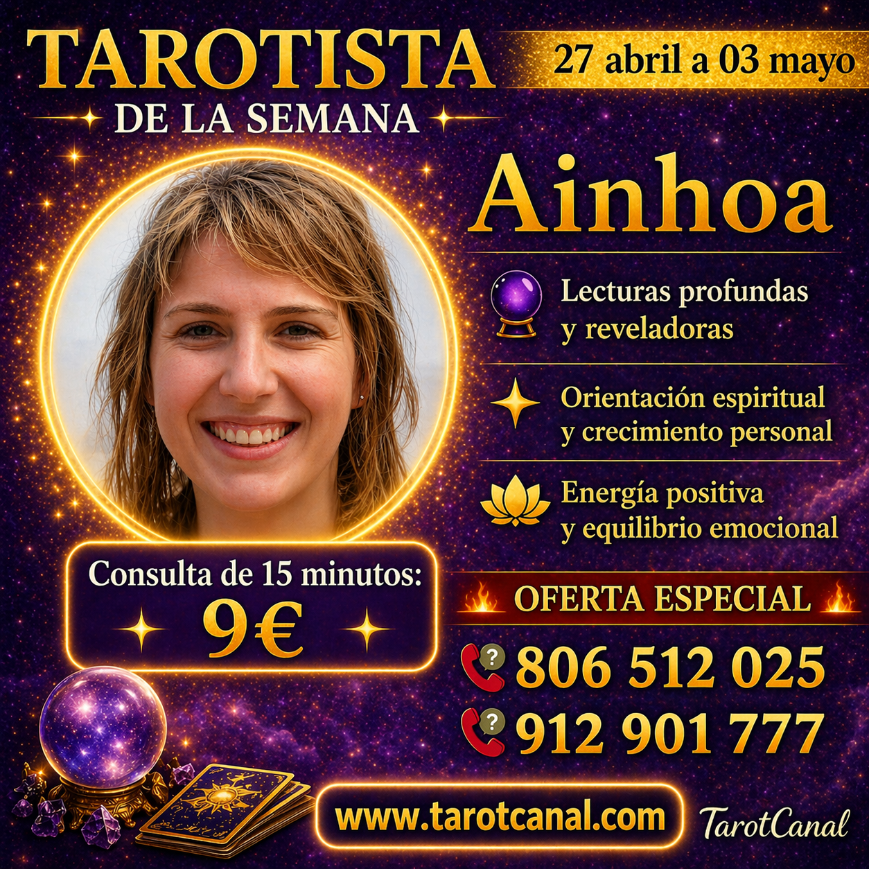 13 abr Tarotista dela semana Encarni