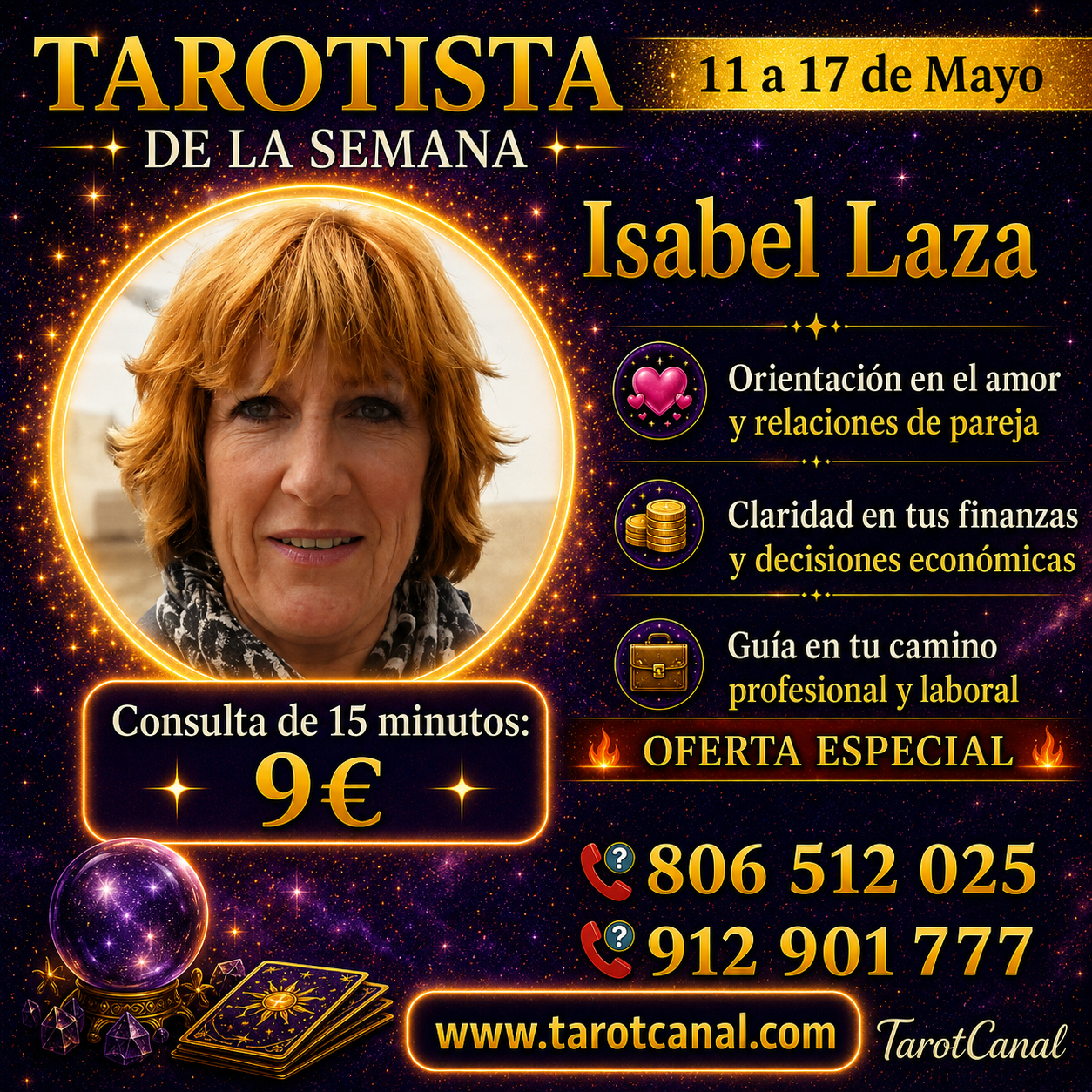 13 abr Tarotista dela semana Encarni