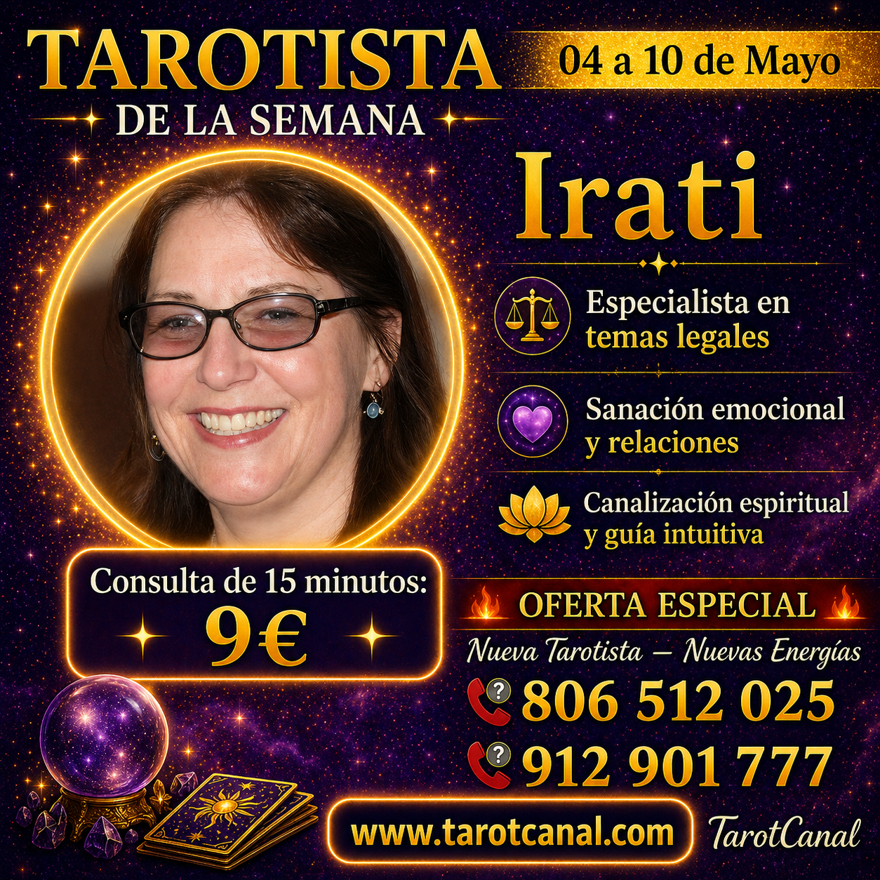 13 abr Tarotista dela semana Encarni