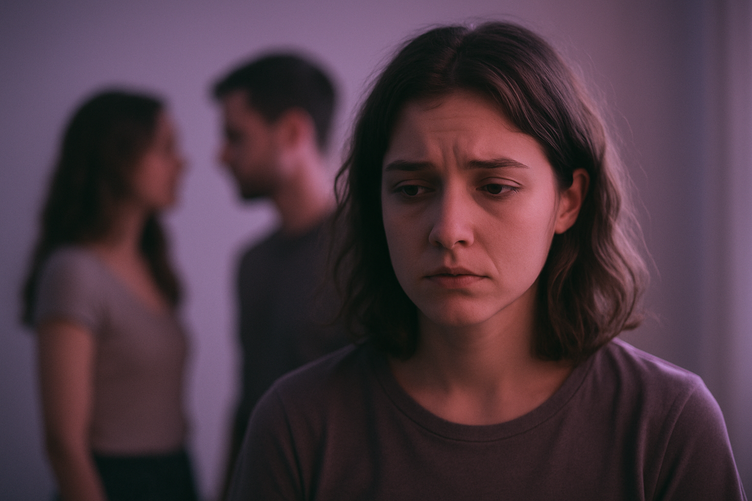 hay una tercera persona en la relación de pareja