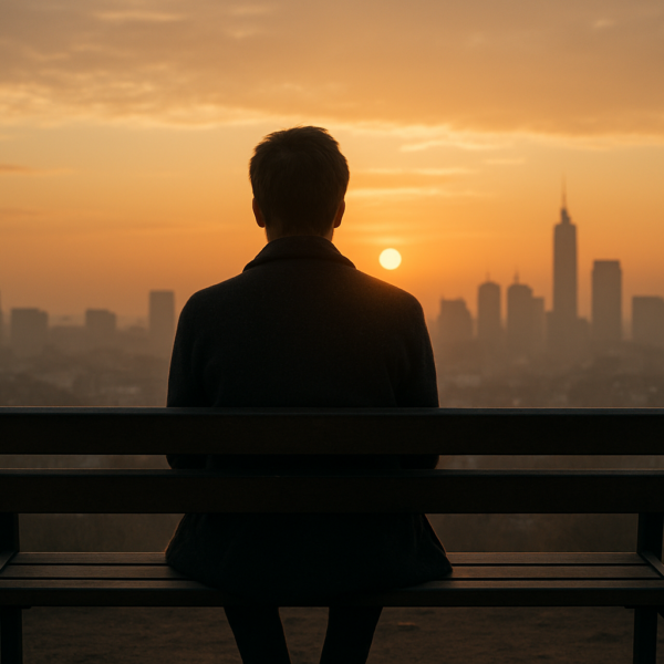 persona reflexionando sobre su futuro sentimental