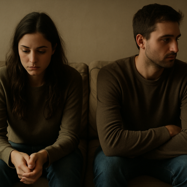 persona sintiendo que su pareja ya no la quiere