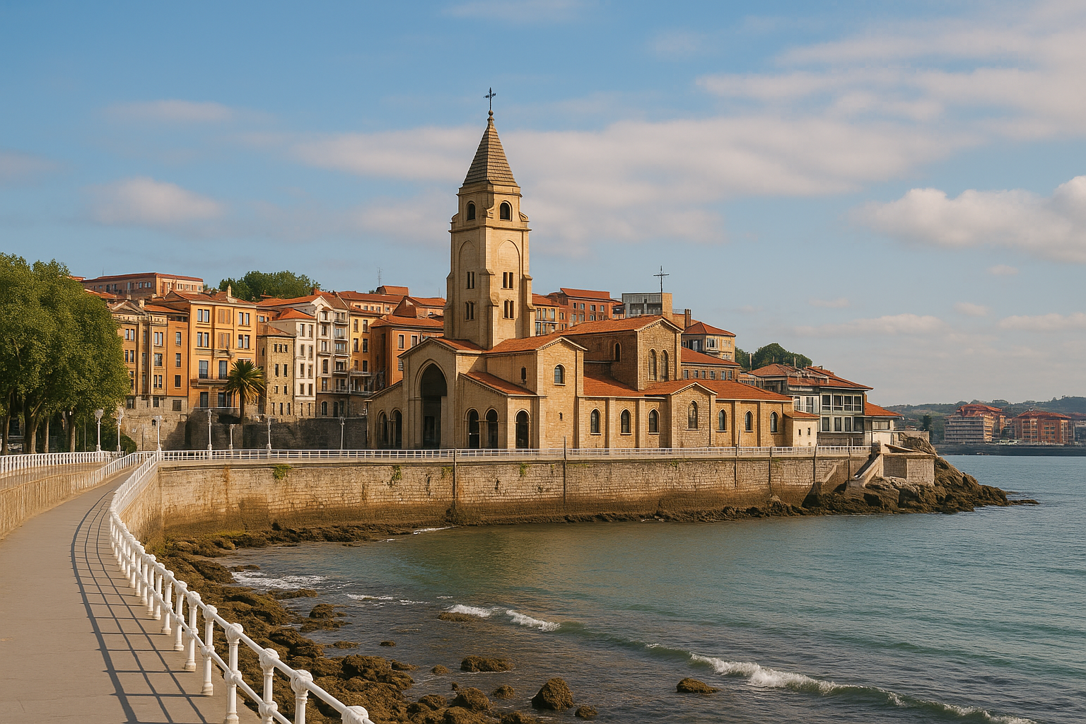 Vista de Gijón para la página de tarotistas en Gijón