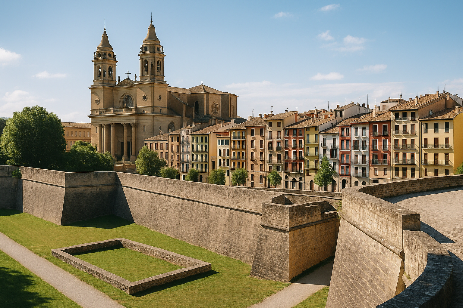 Vista de Pamplona para la página de tarotistas en Pamplona