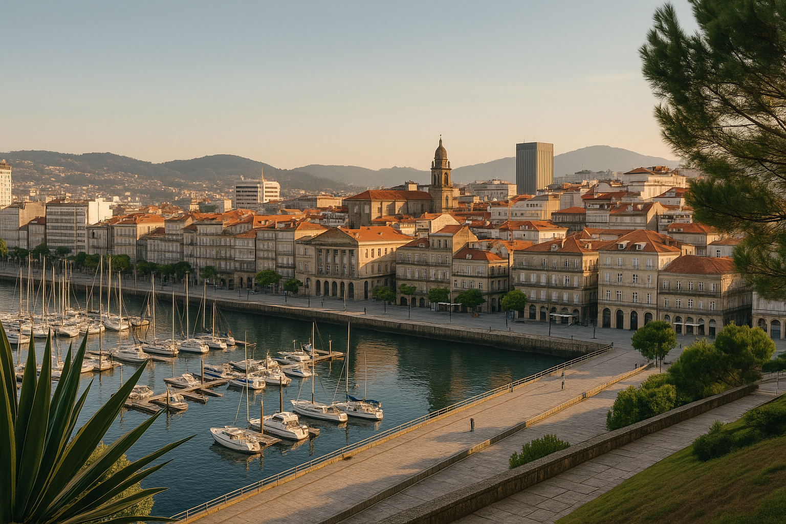 Vista de Vigo para la página de tarotistas en Vigo